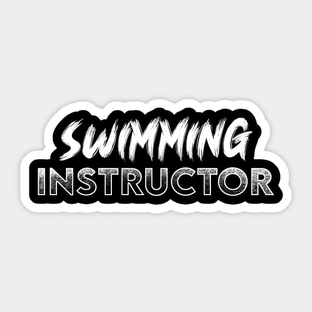 Swimming Instructor Sticker by TeeMaruf